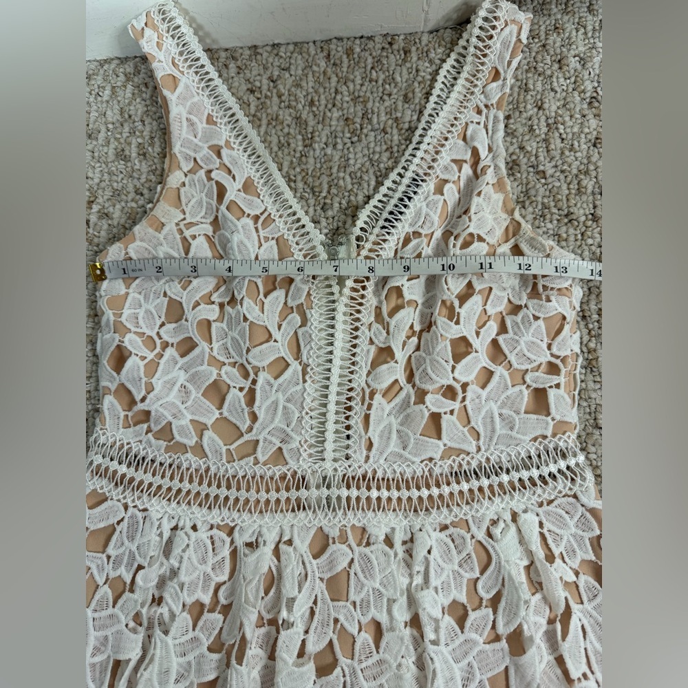 Gianni Bini Cream Lace Midi Dress size S new without tag - Picture 8 of 10